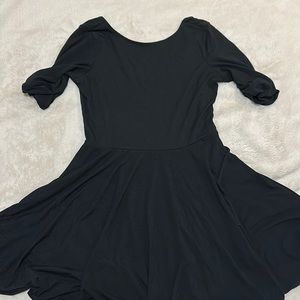 Black skater dress